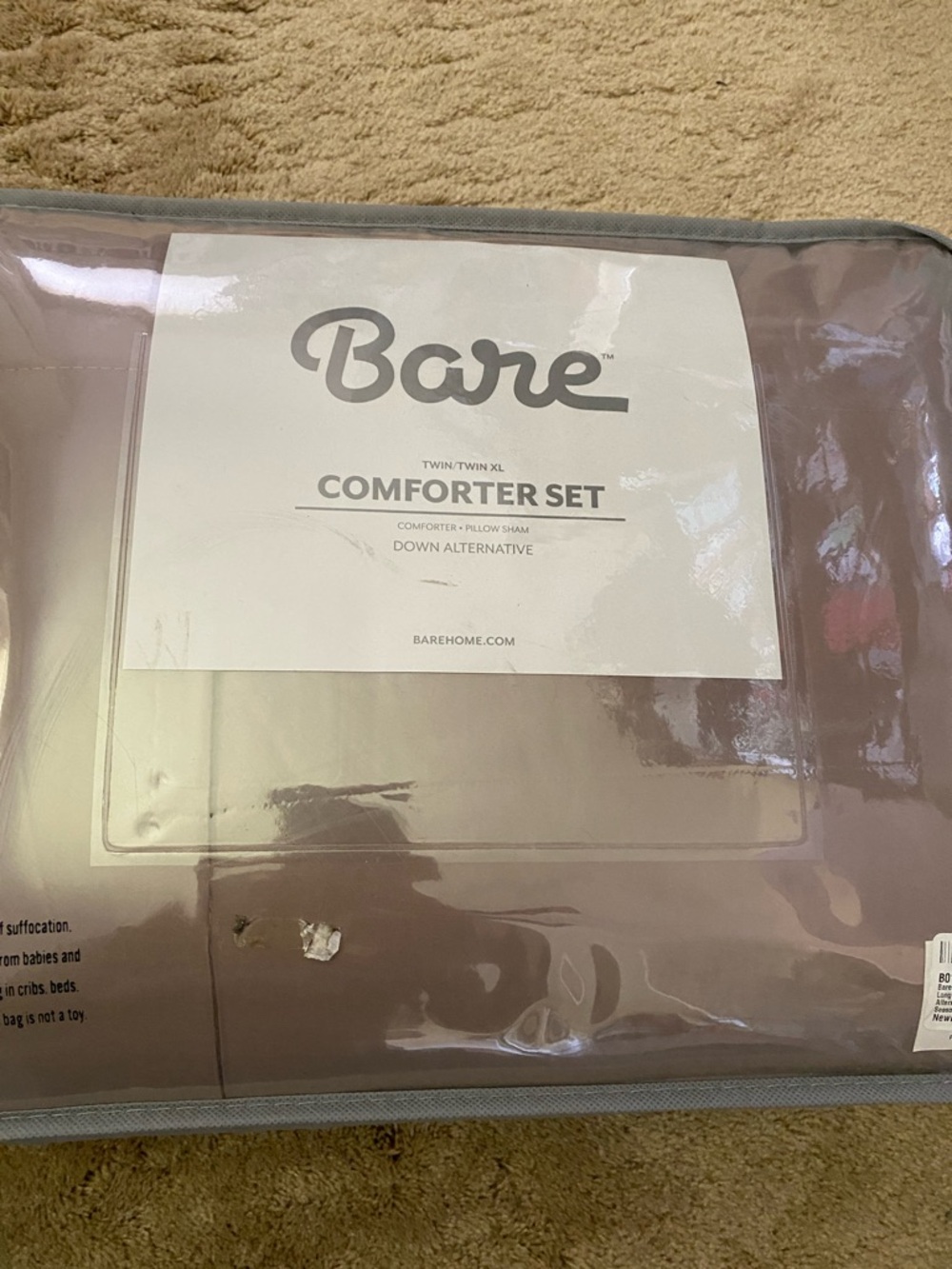 Twin/Twin XL Comforter Set in Mauve